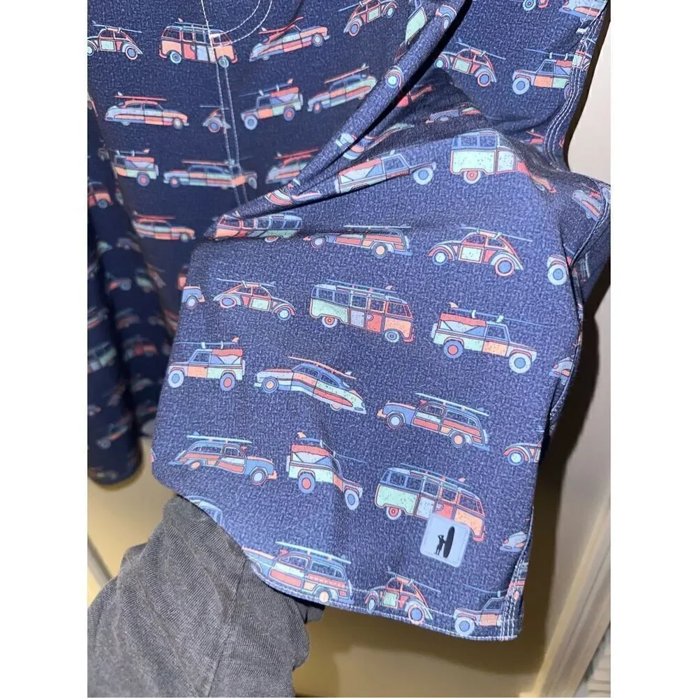 RARE Masters X Peter Millar Men's Swim Trunks 2XL Beach Cars